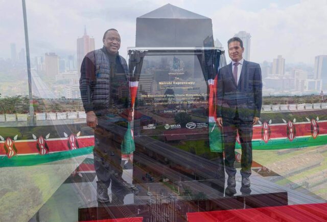 Nairobi Expressway, Officially opened by President Uhuru